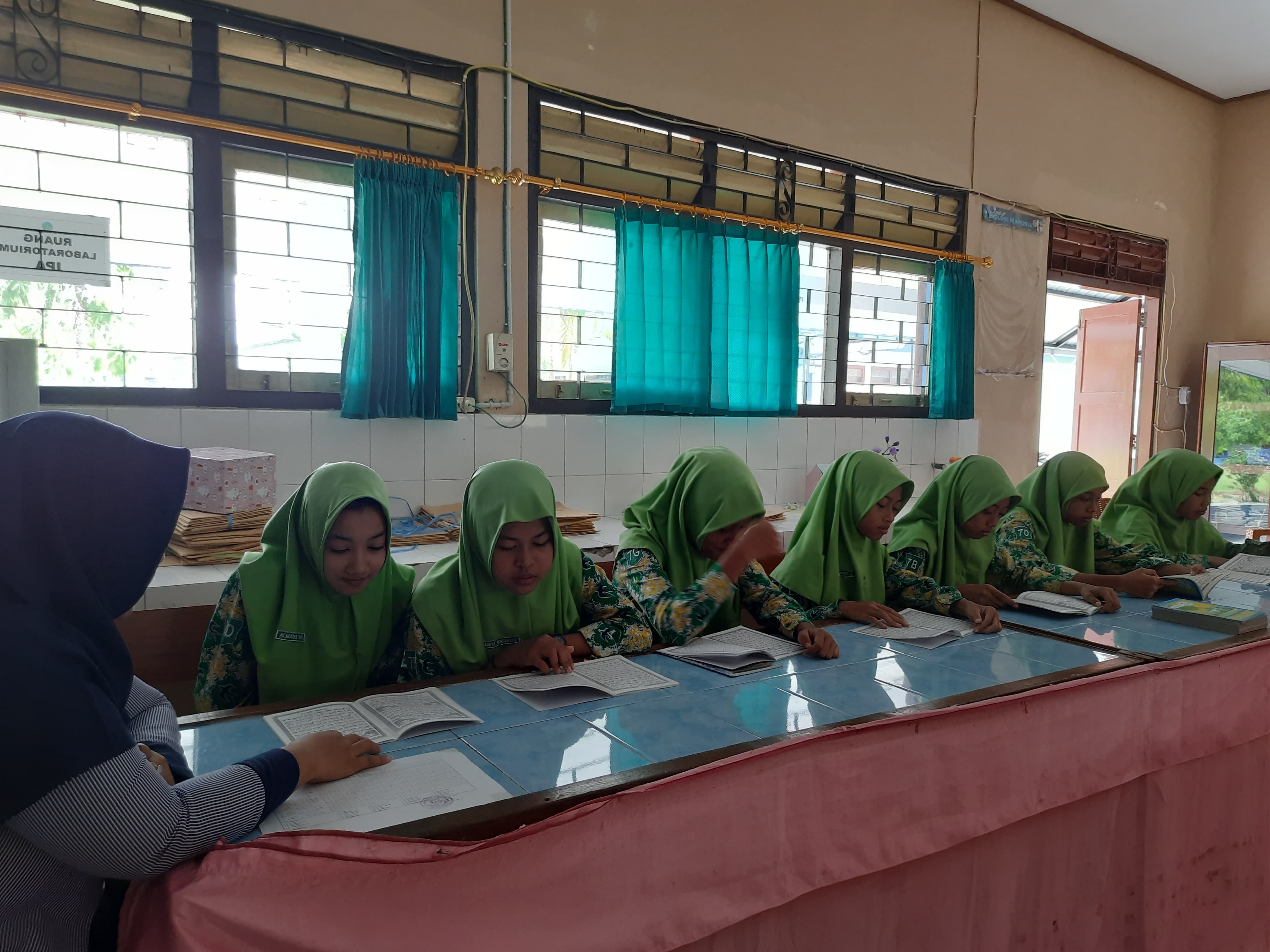 Galeri 5 untuk ekstrakurikuler Baca Tulis Al-Qur'an