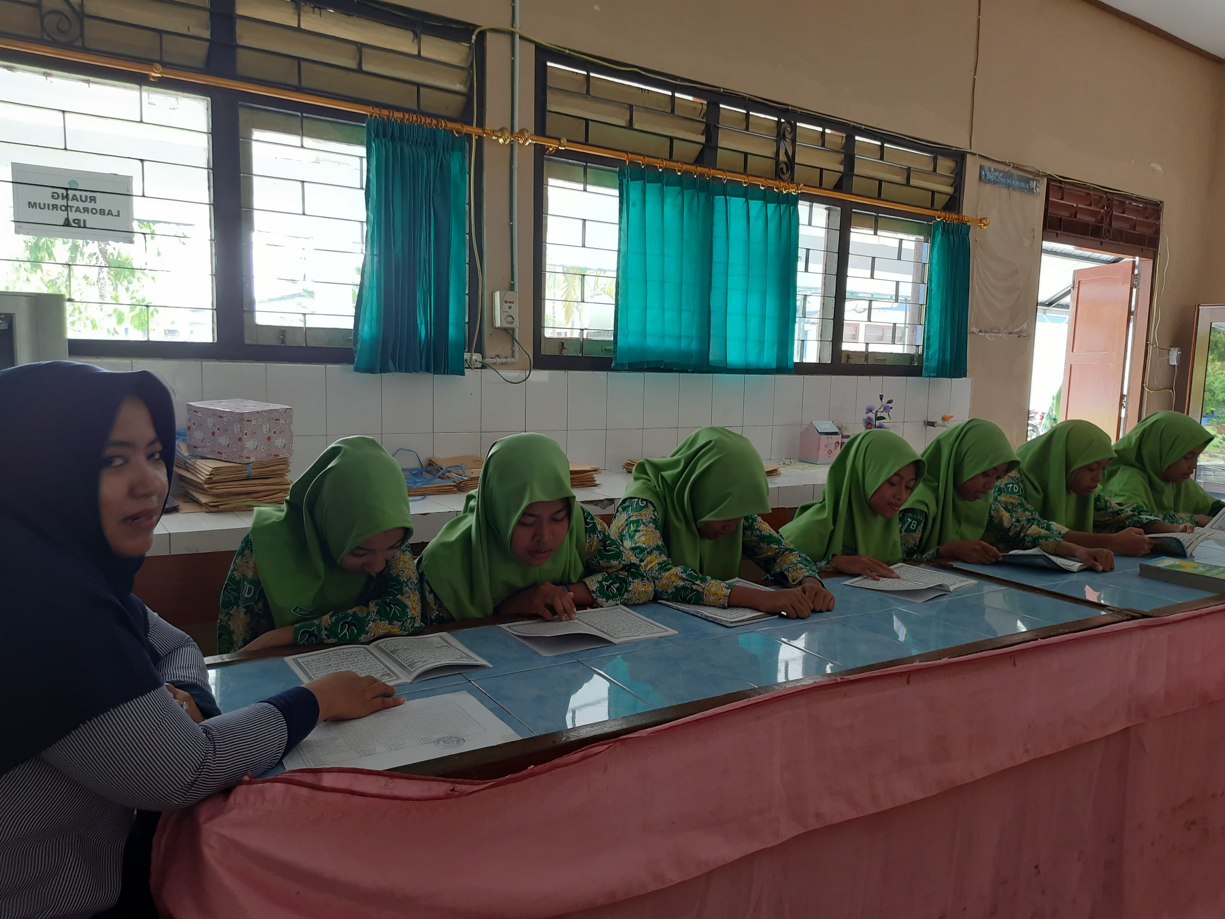 Galeri 7 untuk ekstrakurikuler Baca Tulis Al-Qur'an