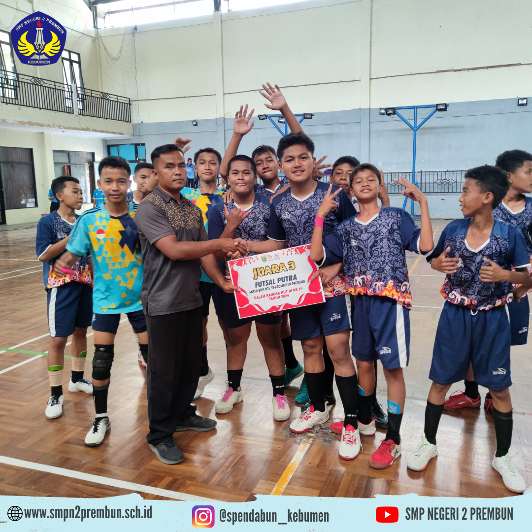 Juara 3 Futsal Kecamatan Prembun