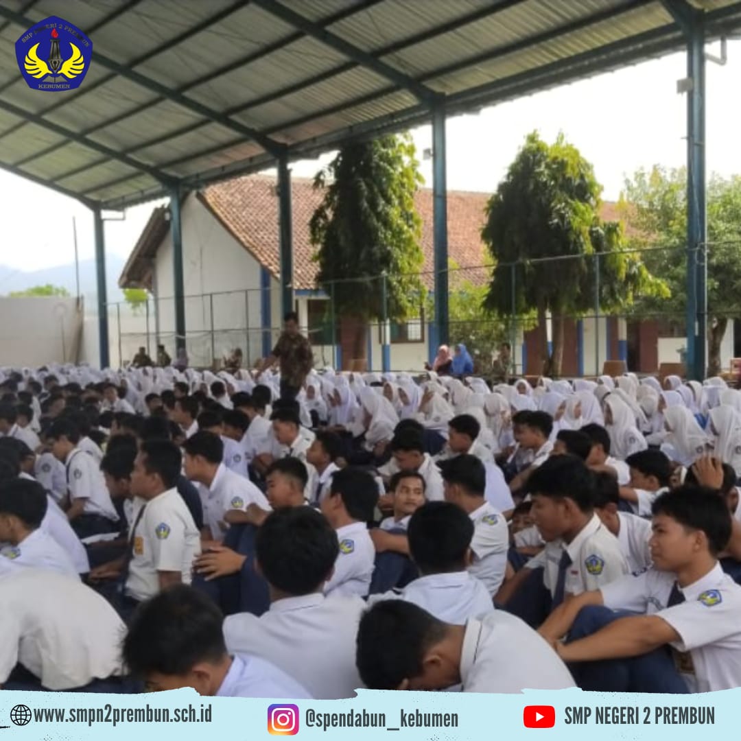 SOSIALISASI PENCEGAHAN PERNIKAHAN DINI PADA ANAK DI SMP NEGERI 2 PREMBUN Kegiatan pencegahan pernikah dini pada anak di SMP NEGERI 2 PREMBUN dilaksana