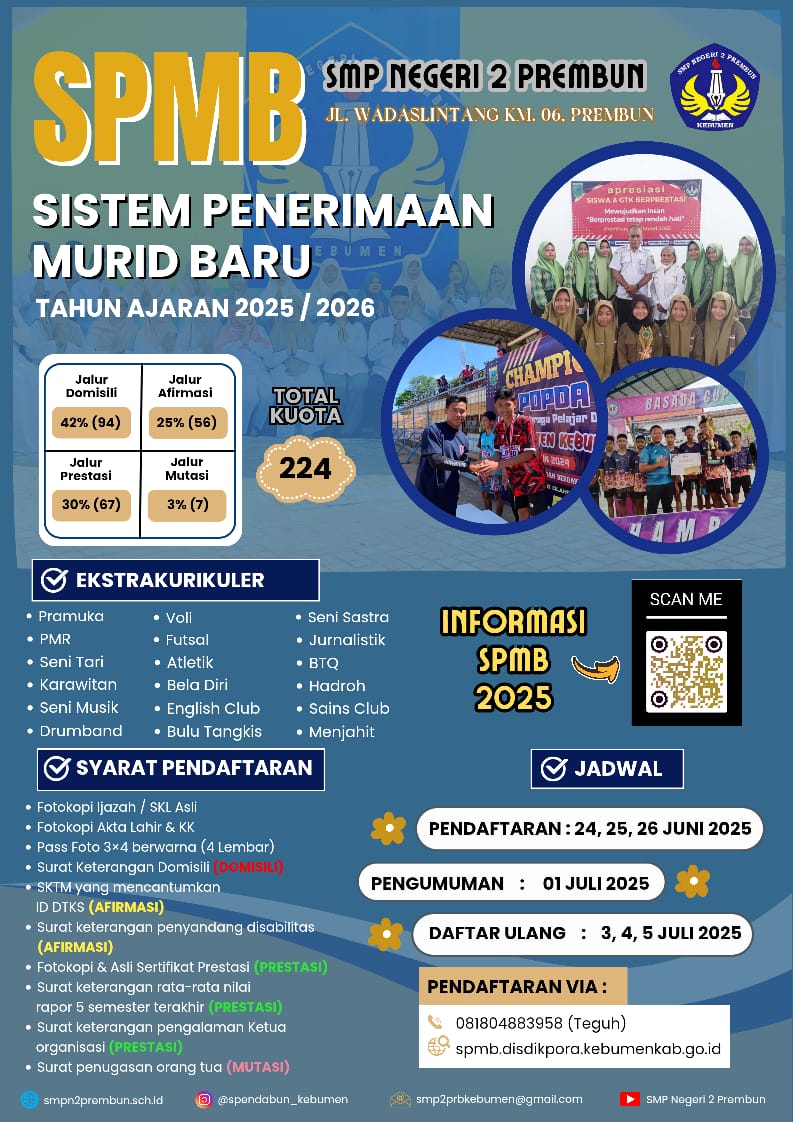 SPMB Tahun Ajaran 2025/2026